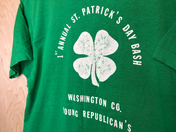 1980's Washington County Young Republicans "1st Annual St Patrick's Day Bash" - Large