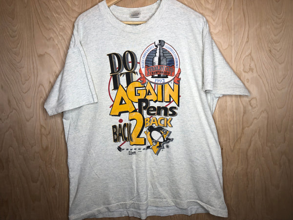 1992 Pittsburgh Penguins "Do It Again Pens" Salem Sports - XL