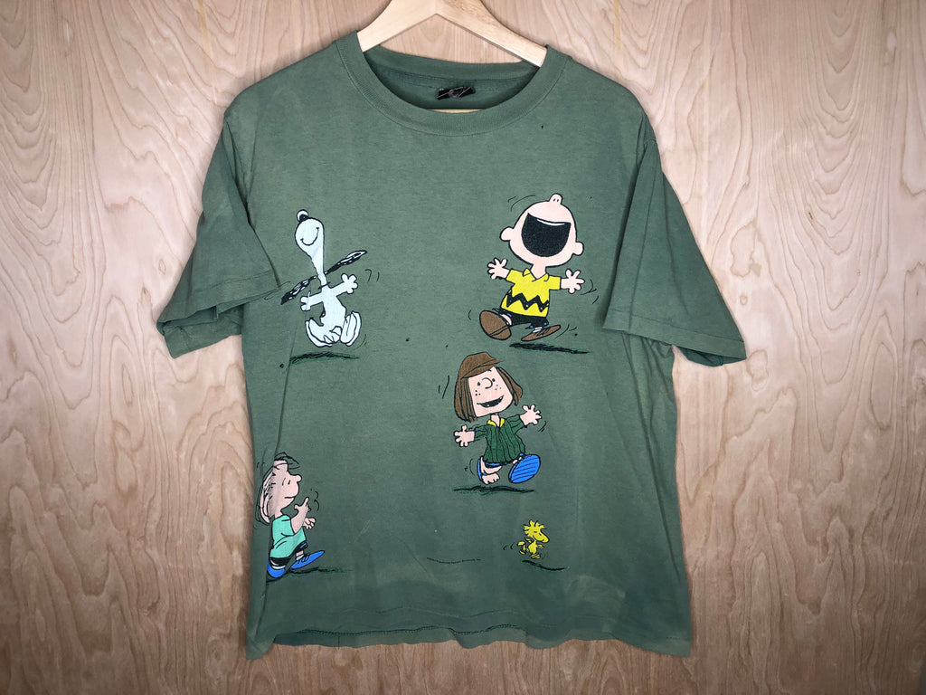 1990’s Peanuts “Dance” All Over Print - Large