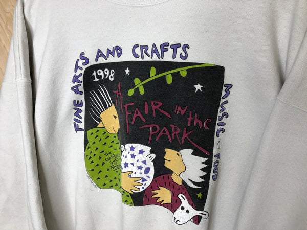 1998 A Fair In The Park “Fine Arts and Crafts” Crewneck - XL