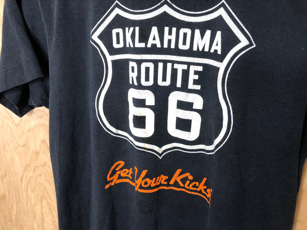 1980’s Oklahoma Route 66 “Get Your Kicks” - Medium