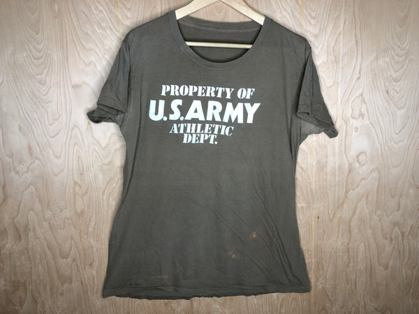 1980’s U.S. Army Athletic Dept “Property of” - Large