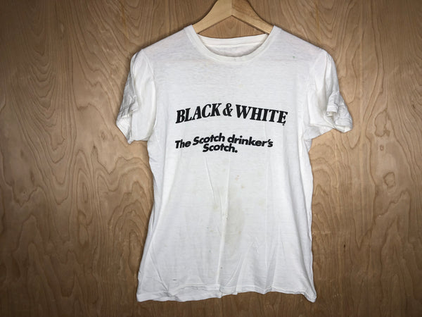 1980’s Black & White “The Scotch Drinker’s Drink”  - Small