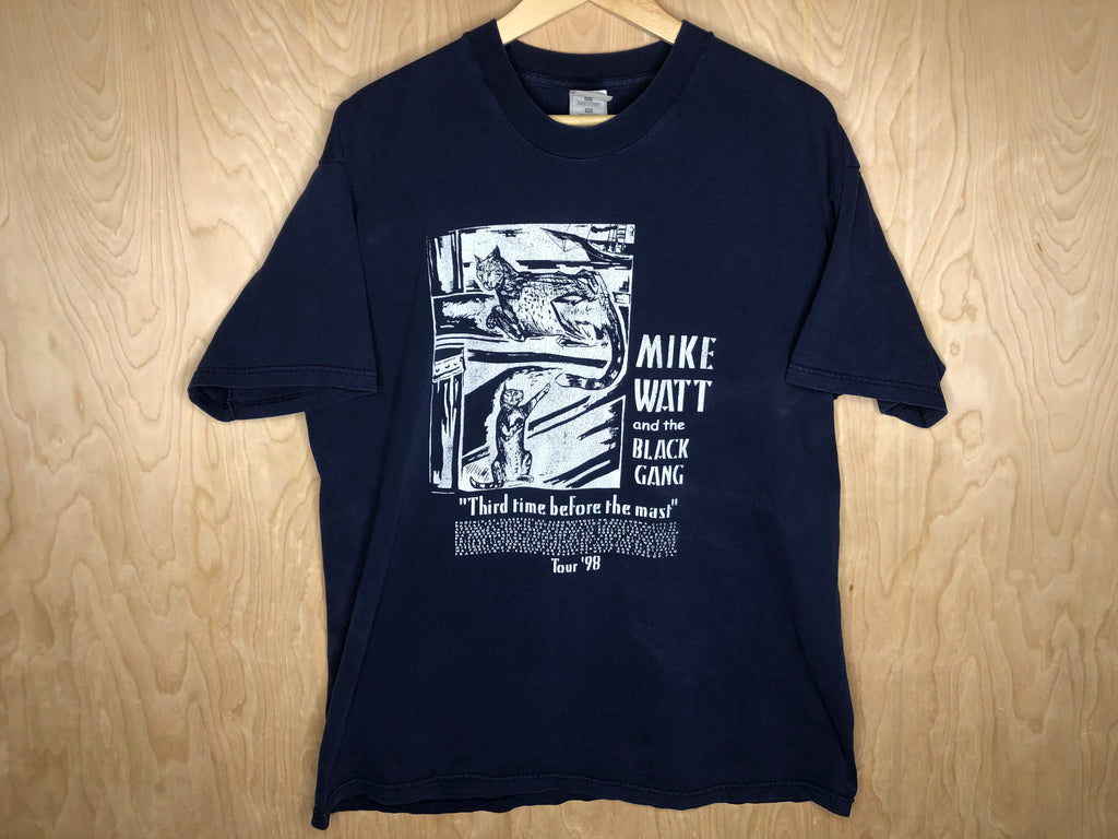 1998 Mike Watt and the Black Cat Gang “Third Time Before The Mast Tour” - XL