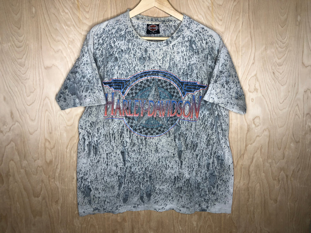 1991 Harley Davidson “Classic American” Drip Dye - Medium