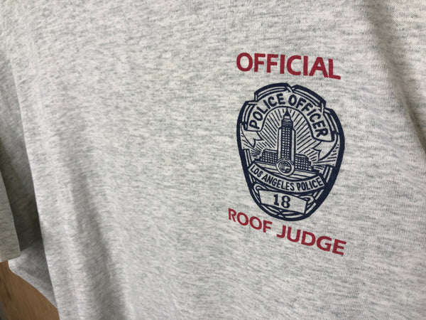 1992 Los Angeles Riots Official Roof Judge “Shoot, Loot, Scoot” - XXL