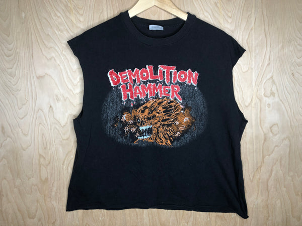 1991 Demolition Hammer “Indiscriminate Torture Tour” Chopped -  XL