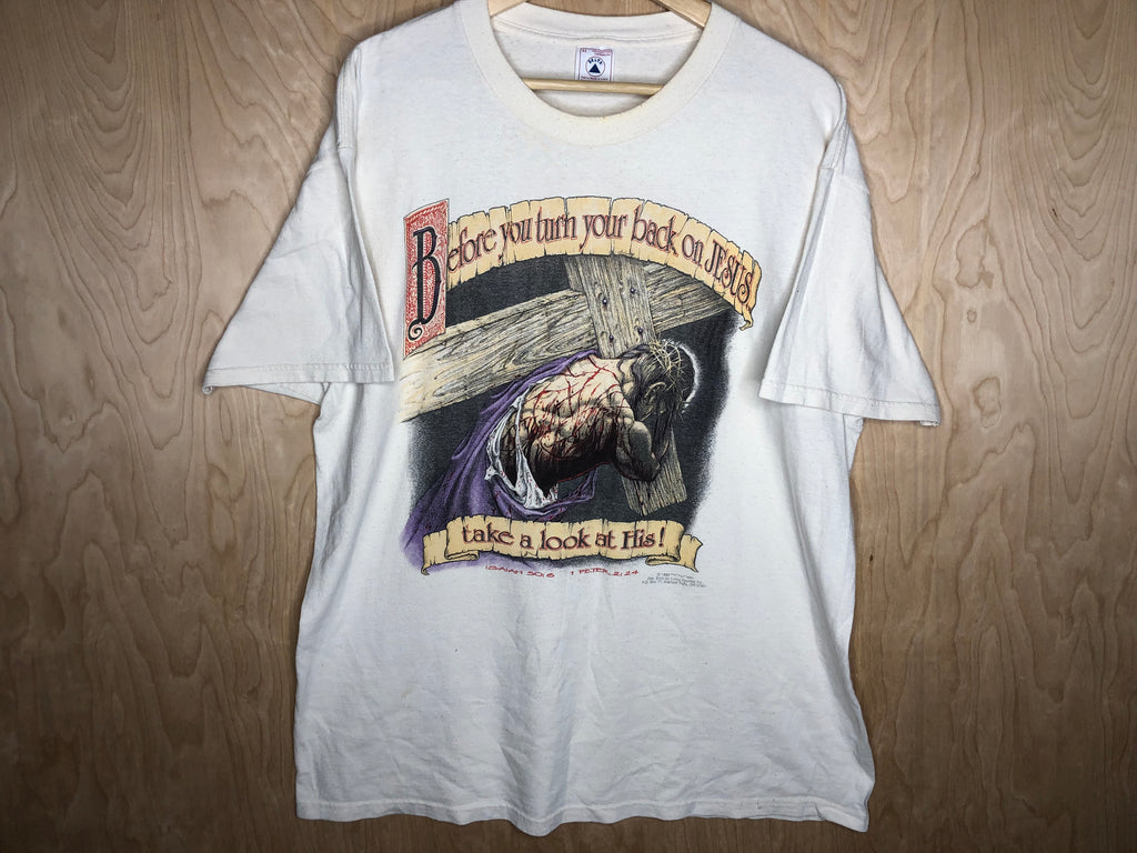 1990's Before You Turn Your Back On Jesus.. - XL – Ol' Shirty Bastard