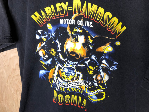 2000’s Harley Davidson “Genuine Hawg” Bosnia - Medium