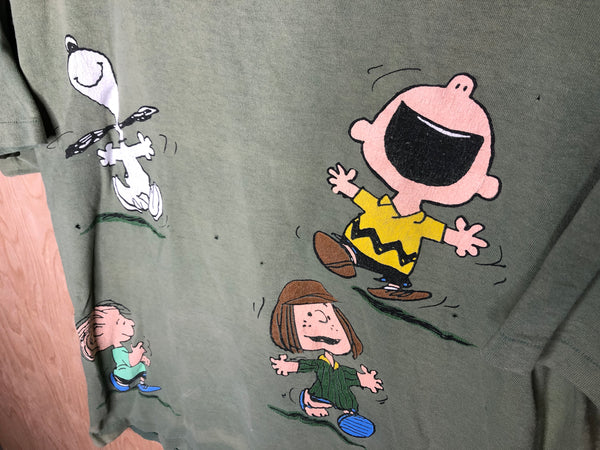 1990’s Peanuts “Dance” All Over Print - Large