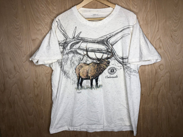 1990’s Moose Big Print “Preservation Conservation” Colorado