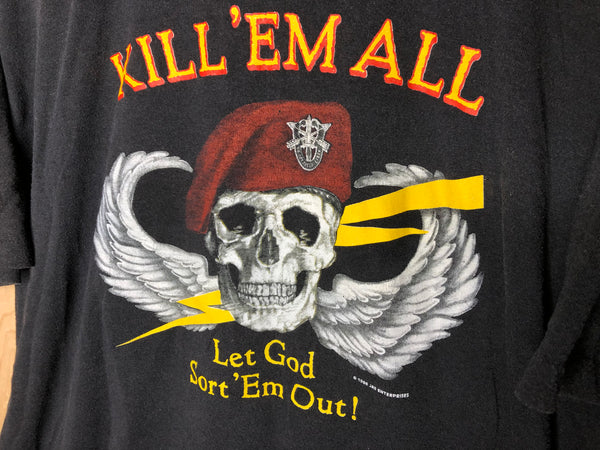 1986 Kill ‘Em All Let God Sort ‘Em Out - XL