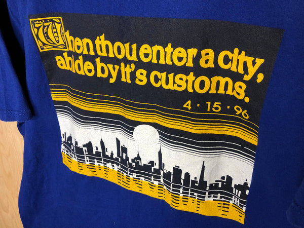 1996 Boston Marathon Etonics “When Thou Enter A City” - Large