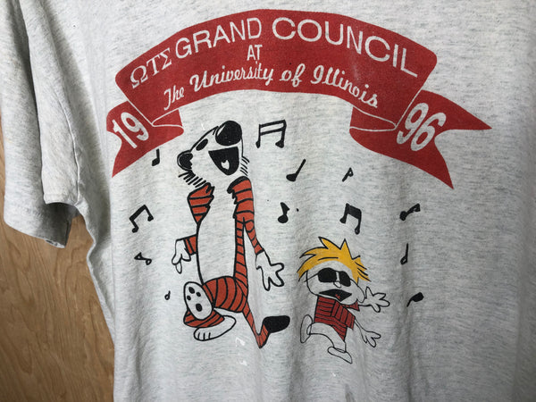 1996 Calvin & Hobbes “University of Illinois” - XL