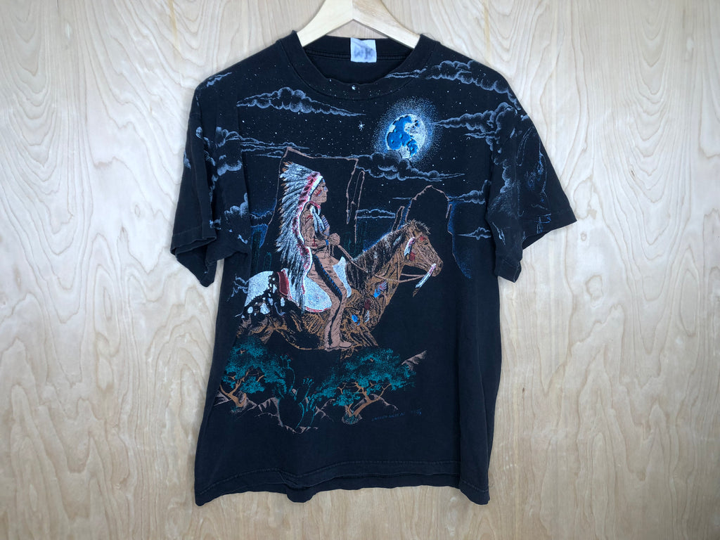 1990’s Roaming Native American “All Over” - Large