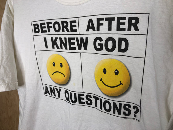 2002 Before And After I Knew God - Large