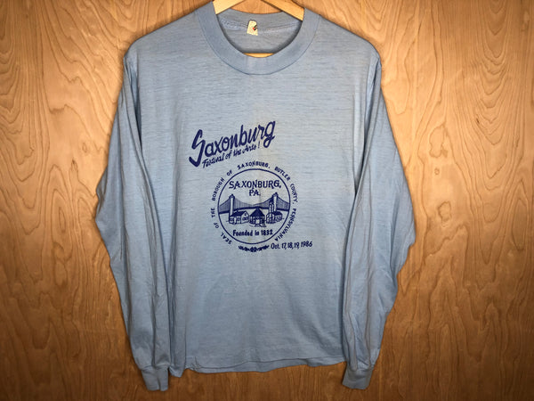 1986 Saxonburg Festival of the Arts Long Sleeve - Large