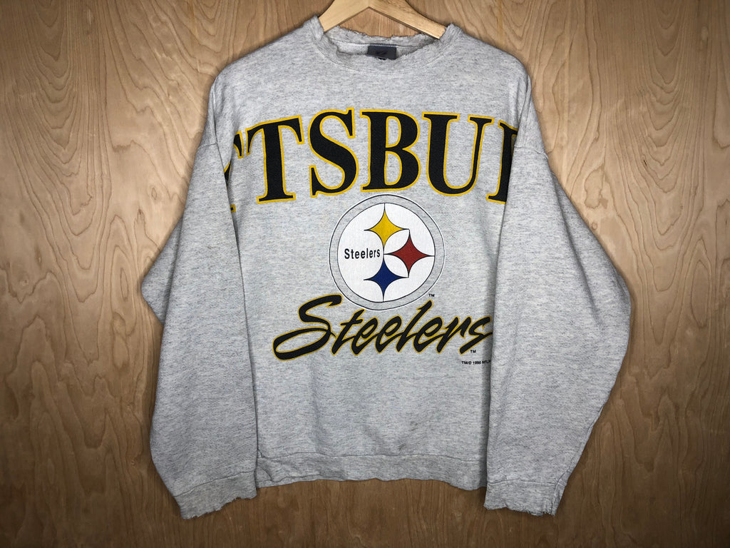 1996 Pittsburgh Steelers Crewneck “Spellout” - XL