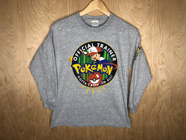 1999 Pokémon “Official Trainer” Long Sleeve - Youth Large