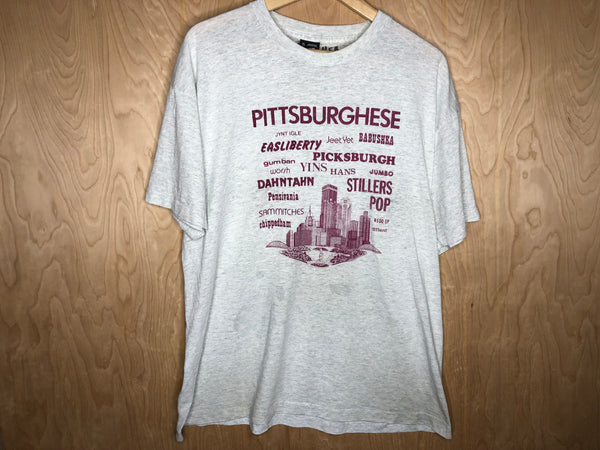 1990’s Pittsburgh Slang “Pittsburghese” - XL