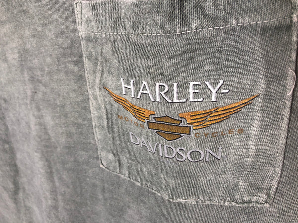 1990’s Harley Davidson Marble Washed Pocket “Rossiters” - Large