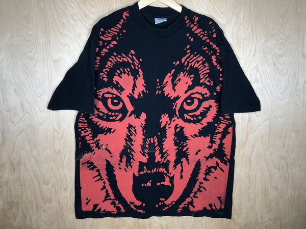 1995 Red Wolf Beer “All Over Print” - XL