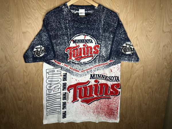 1991 Minnesota Twins “Western Division Champions” All Over - Large