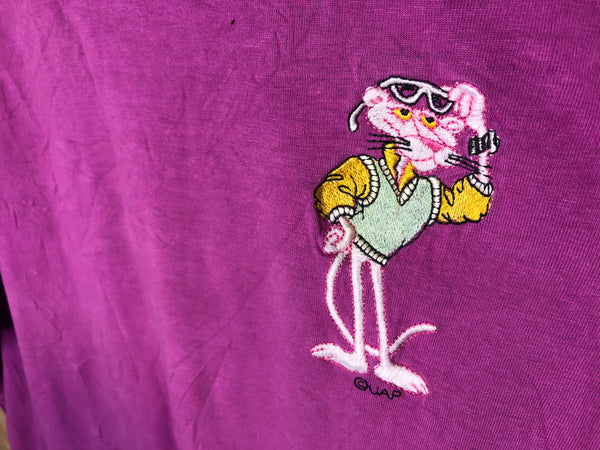 1990’s Pink Panther Embroidered Logo - XL