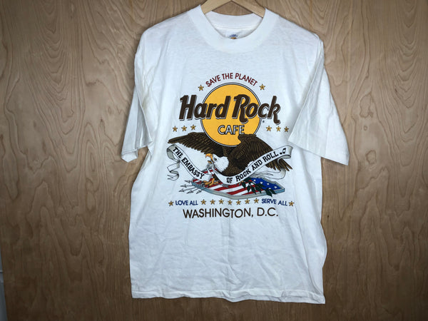 1990’s Hard Rock Cafe “Love All, Serve All” Washington D.C. - Large