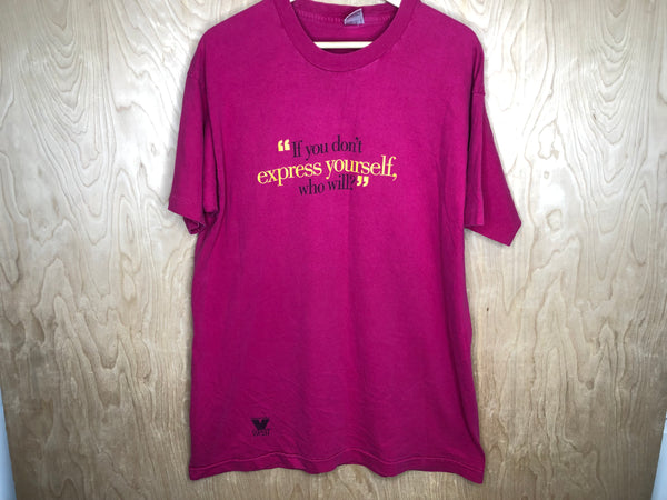 1990’s Virginia Slims “If You Don’t Express Yourself” - XL