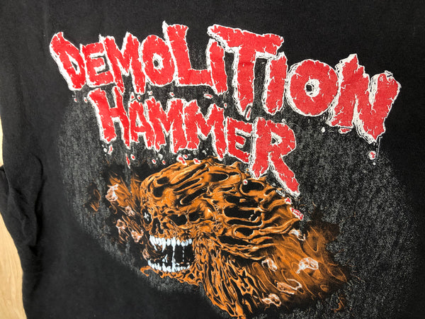 1991 Demolition Hammer “Indiscriminate Torture Tour” Chopped -  XL