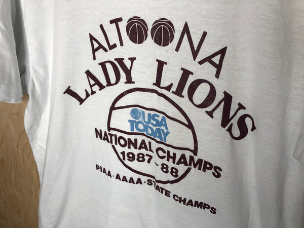 1988 Altoona Lady Lions Basketball USA Today Champs - XL