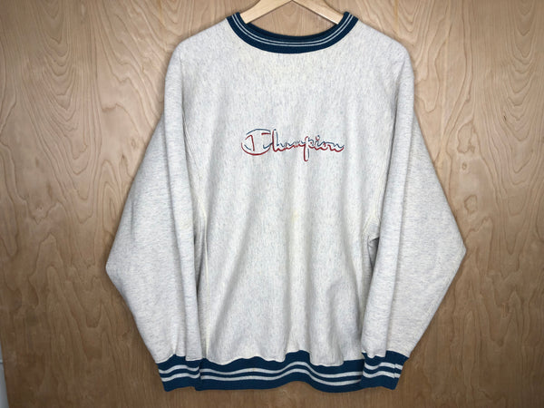 1990’s Champion Reverse Weave Crewneck “Script” - XL