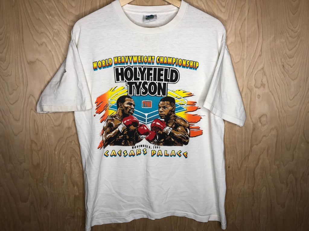 1991 Evander Holyfield vs Mike Tyson “World Heavyweight Champion” - Large