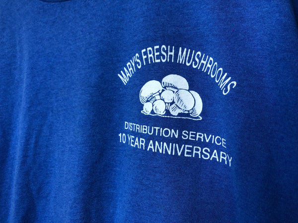 1990’s Mary’s Fresh Mushrooms “10 Years” - XL