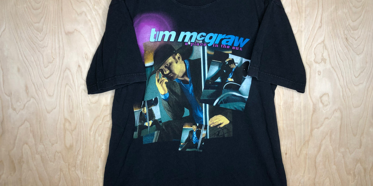Vintage 90s Tim McGraw' Its Your Love Concert Tour 2 sided