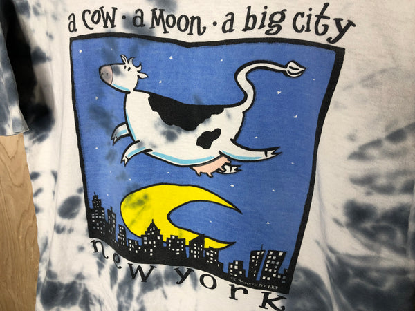 1990’s New York “A Cow, A Moon, A Big City” - Large