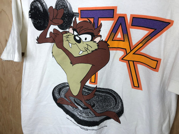 1993 Looney Tunes Taz “Pumping Iron” - Large