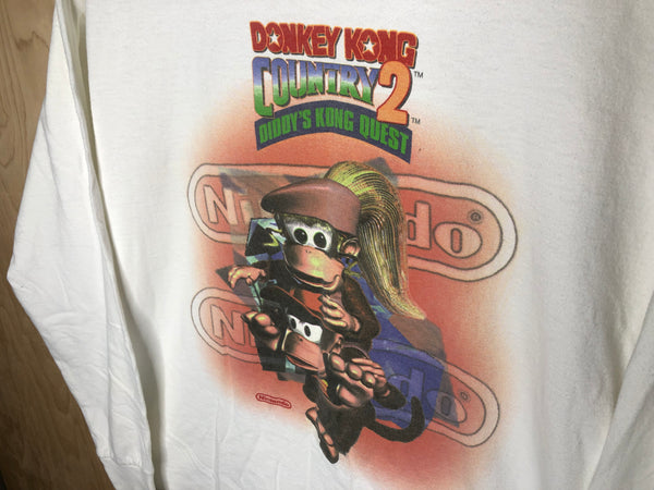 1995 Donkey Kong Country 2 “Diddy Kong’s Quest” Long Sleeve - XL