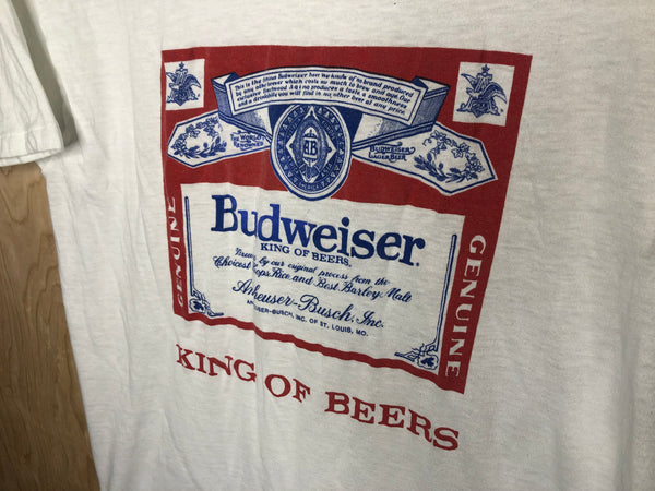 1980’s Budweiser Logo “King of Beers” - XL