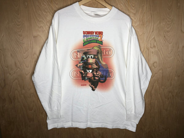 1995 Donkey Kong Country 2 “Diddy Kong’s Quest” Long Sleeve - XL