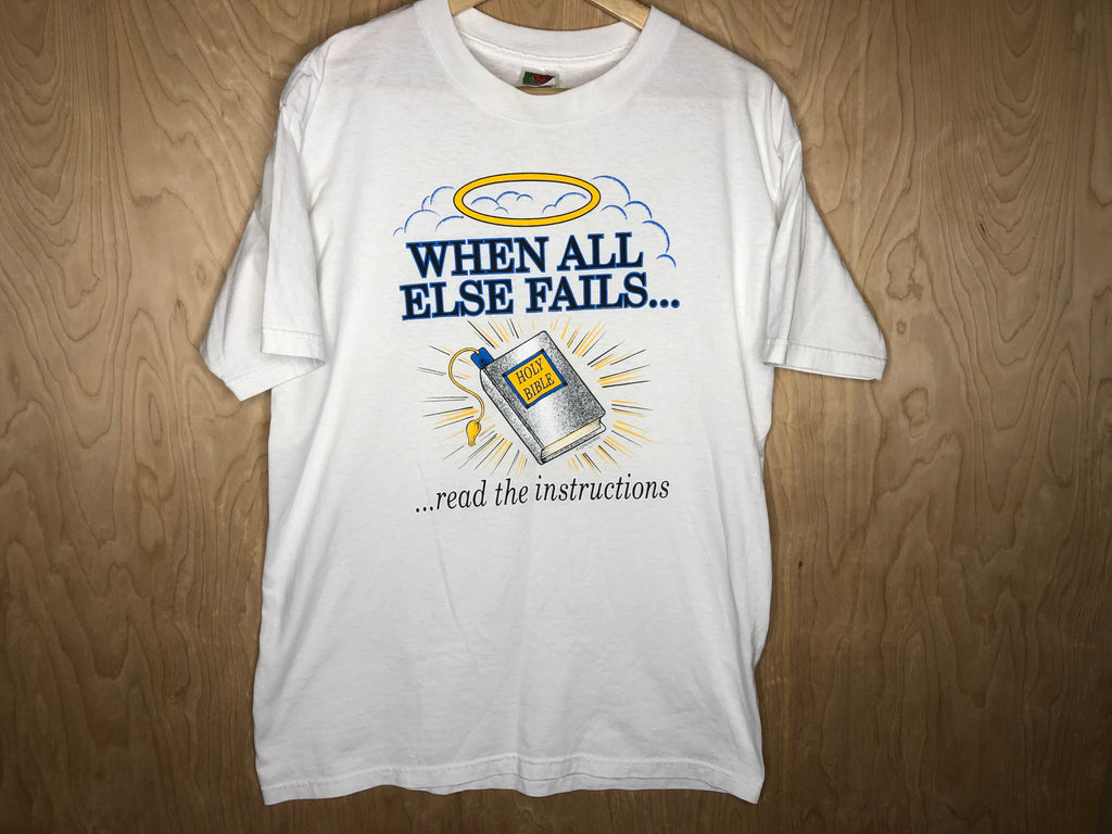 1990’s The Bible “When All Else Fails” - Large