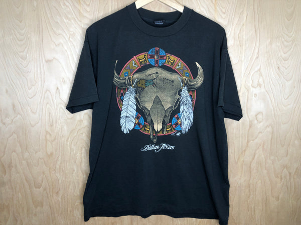 1990’s Native American Cow Skull “Dallas”  - XL