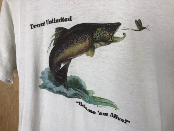 1980’s Trout Unlimited “Release Em Alive” - XL