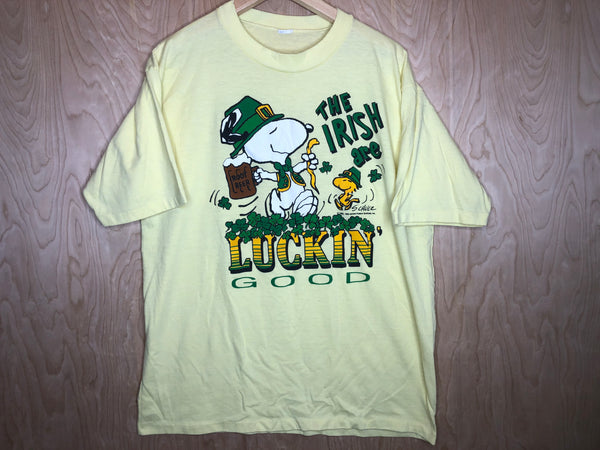 1980’s Snoopy “The Irish are Luckin Good”