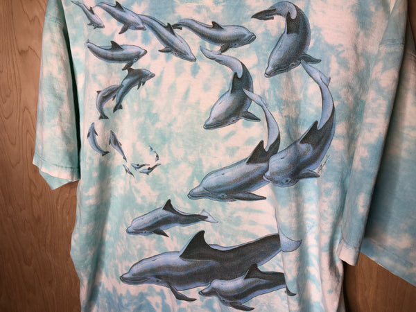 1994 Liquid Blue Dolphins Tie Dye - Large