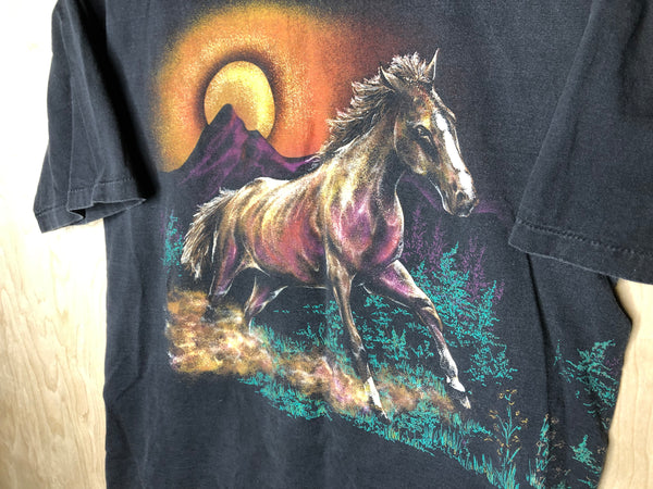 1990’s Horse Graphic “Horsin’ Around” - XL