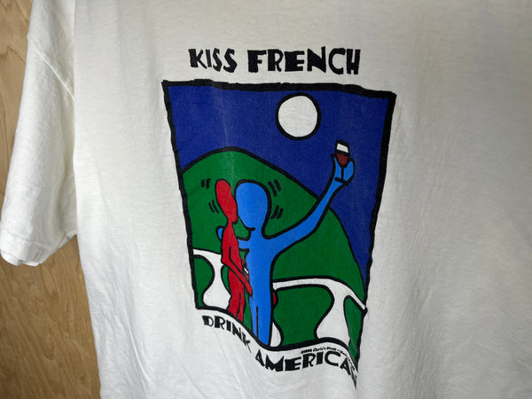 1999 Kiss French, Drink American Wine - XL