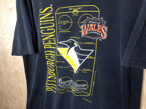 1990’s Pittsburgh Penguins Nutmeg Mills “Diagram” - Large