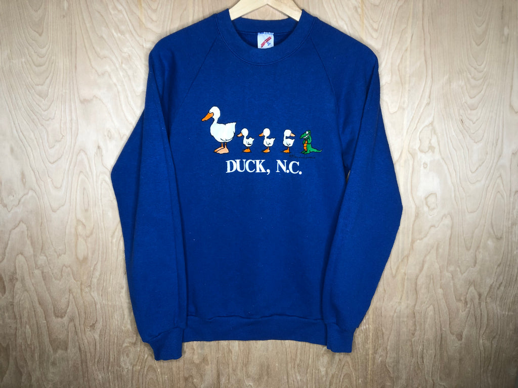 1987 Duck N.C. “Ducks In A Row” Crewneck - Medium